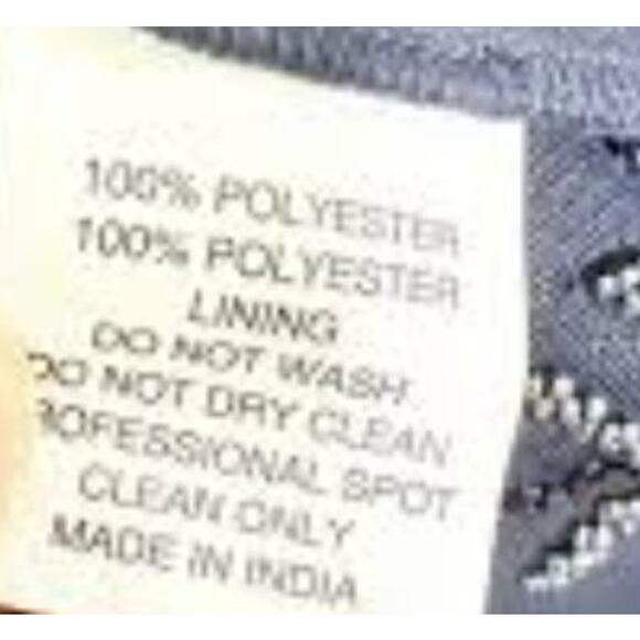 Mac Duggal NWT V-Neck Navy Gown Size 16 Beaded Ruffle Bell Sleeve Formal - Picture 9 of 9